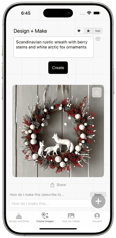 Holiday Wreath with Fox